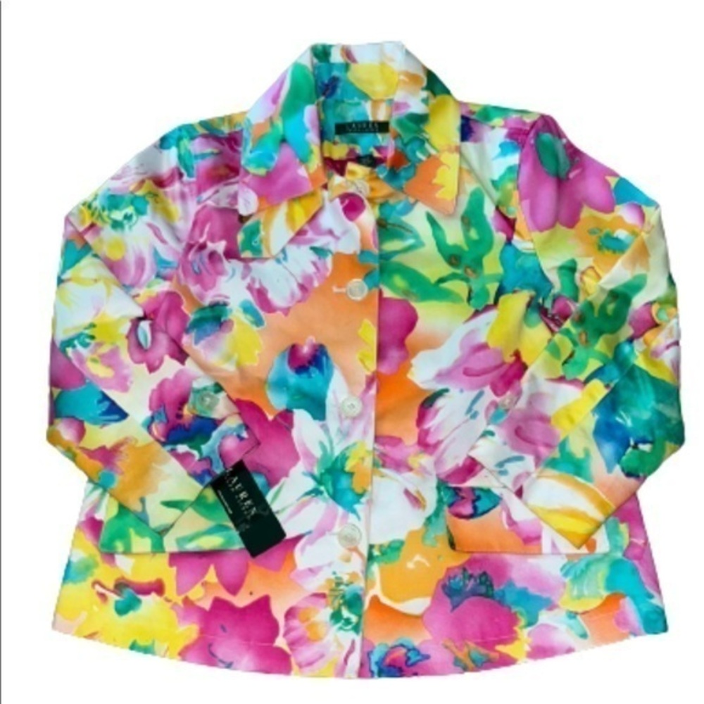 Ralph Lauren Urban Spectator multi colored blazer jacket NWT size M